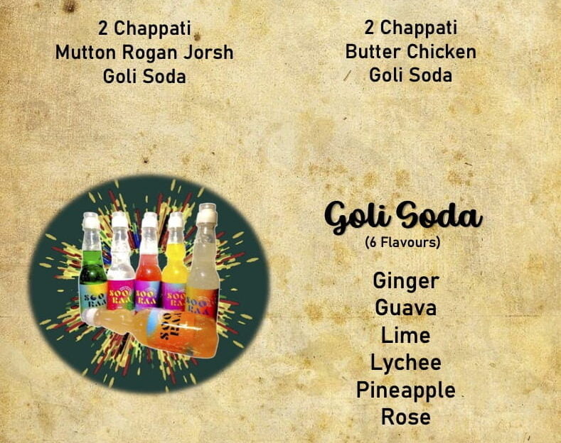 Five Stones Set Menu