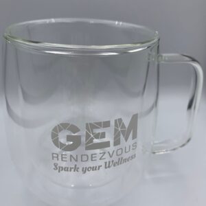Gem Rendezvous Mug with free 1pc assorted gemstone