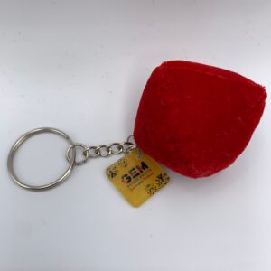 Gem Rendezvous Crystal Shape Key Chain-Red