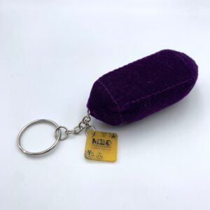 Gem Rendezvous Crystal Shape Key Chain-Purple